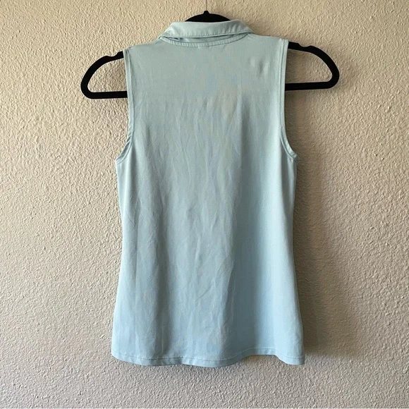 Kyodan Golf Polo Shirt Women’s XS Light Blue Sleeveless Active Lightweight Tank - Picture 4 of 7